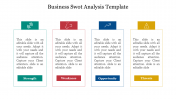 Affordable Business SWOT Analysis Template Slide Design